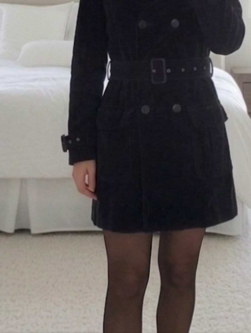 Skirt and suit blazer gray